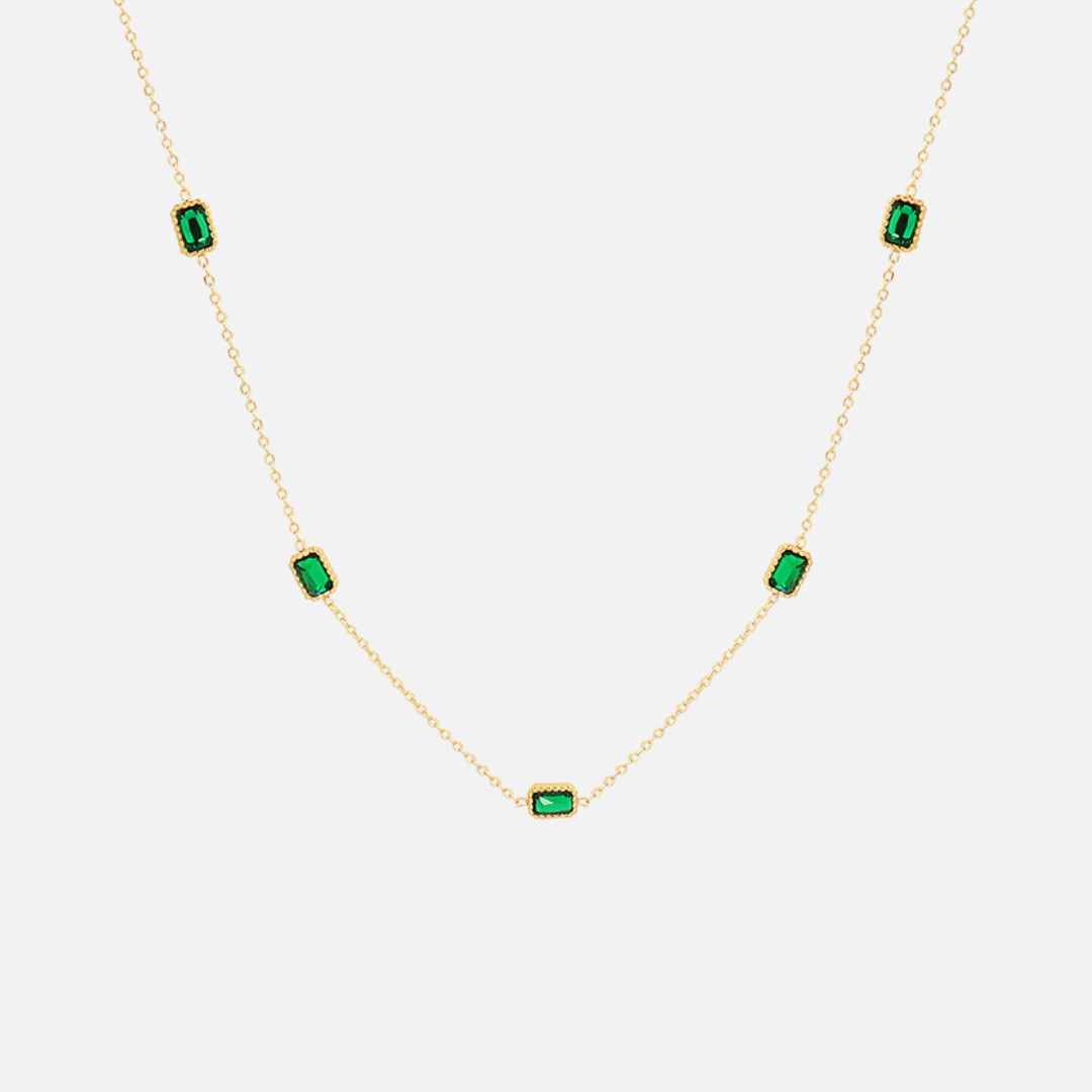 Tulum Emeralds Necklace