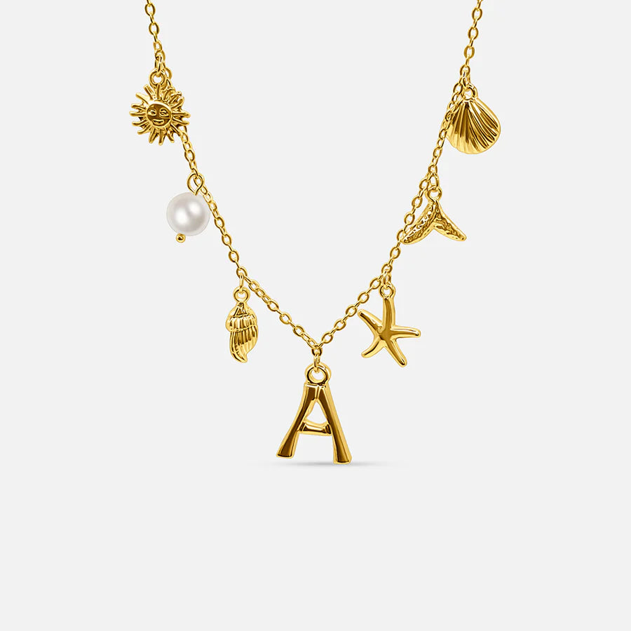 Oceanea Letter Necklace