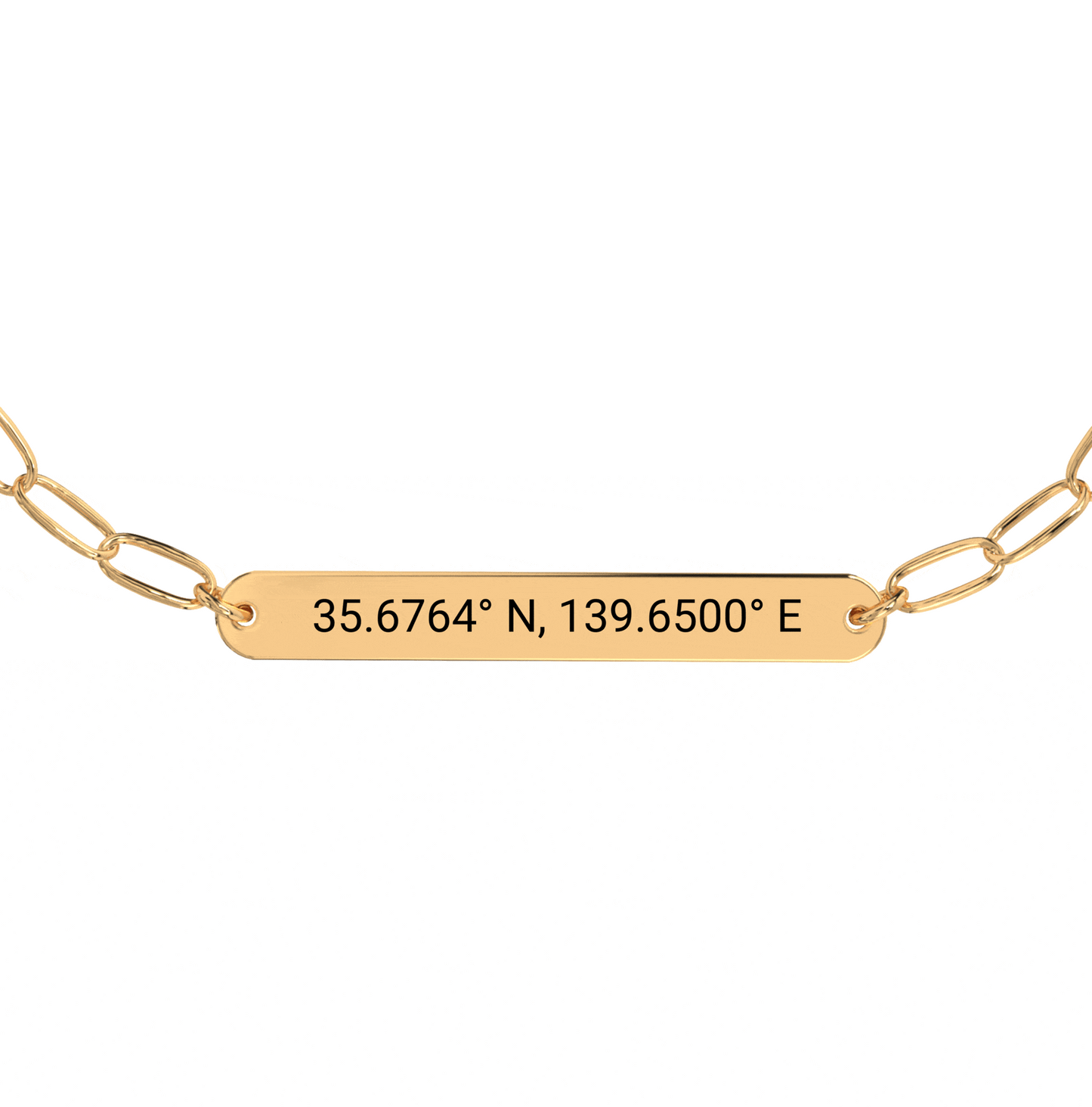 Coordinate Engraved Anklet/Bracelet