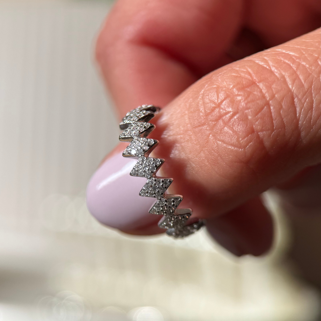 Diamond Steps Ring