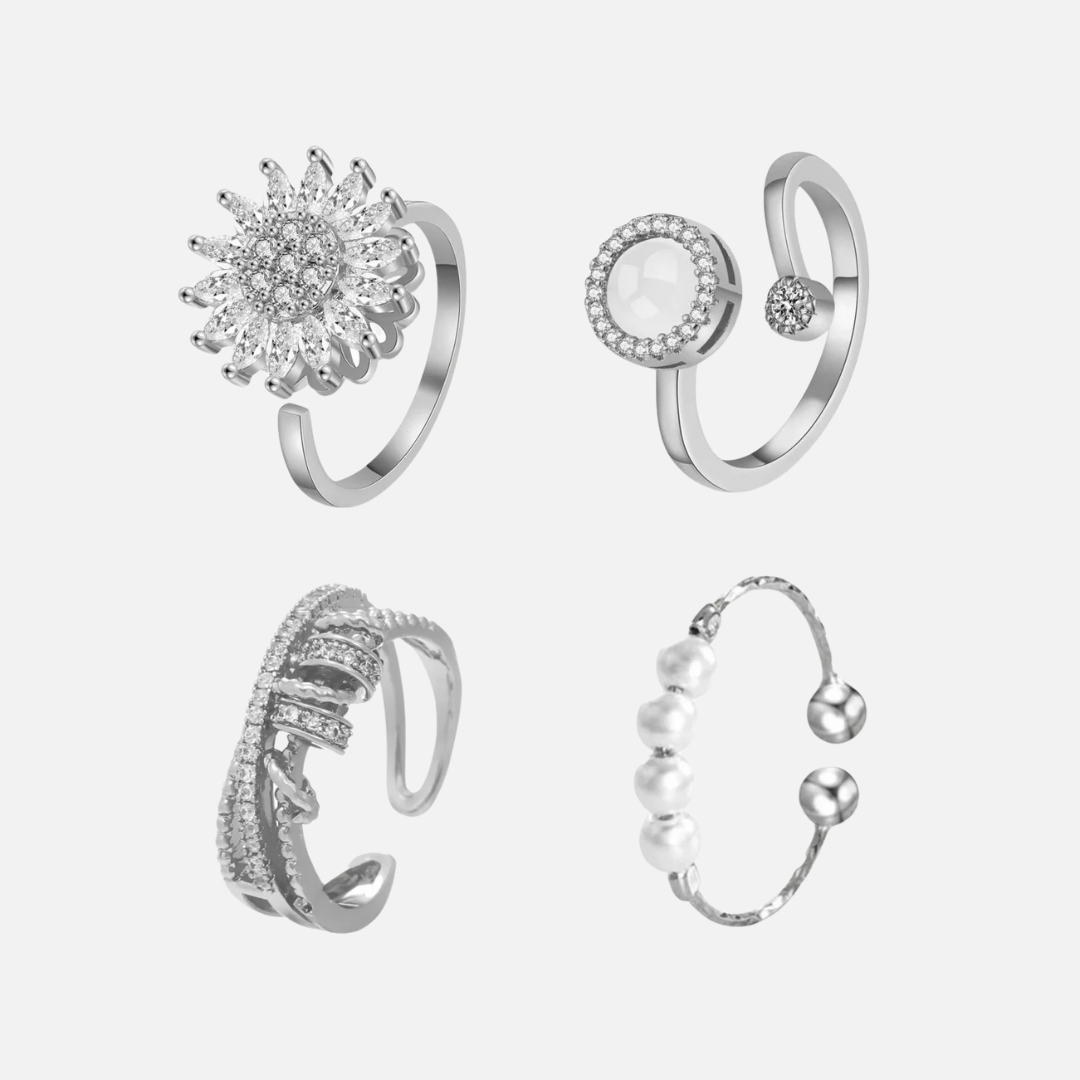 Malediven Calm Spinner Ring Set