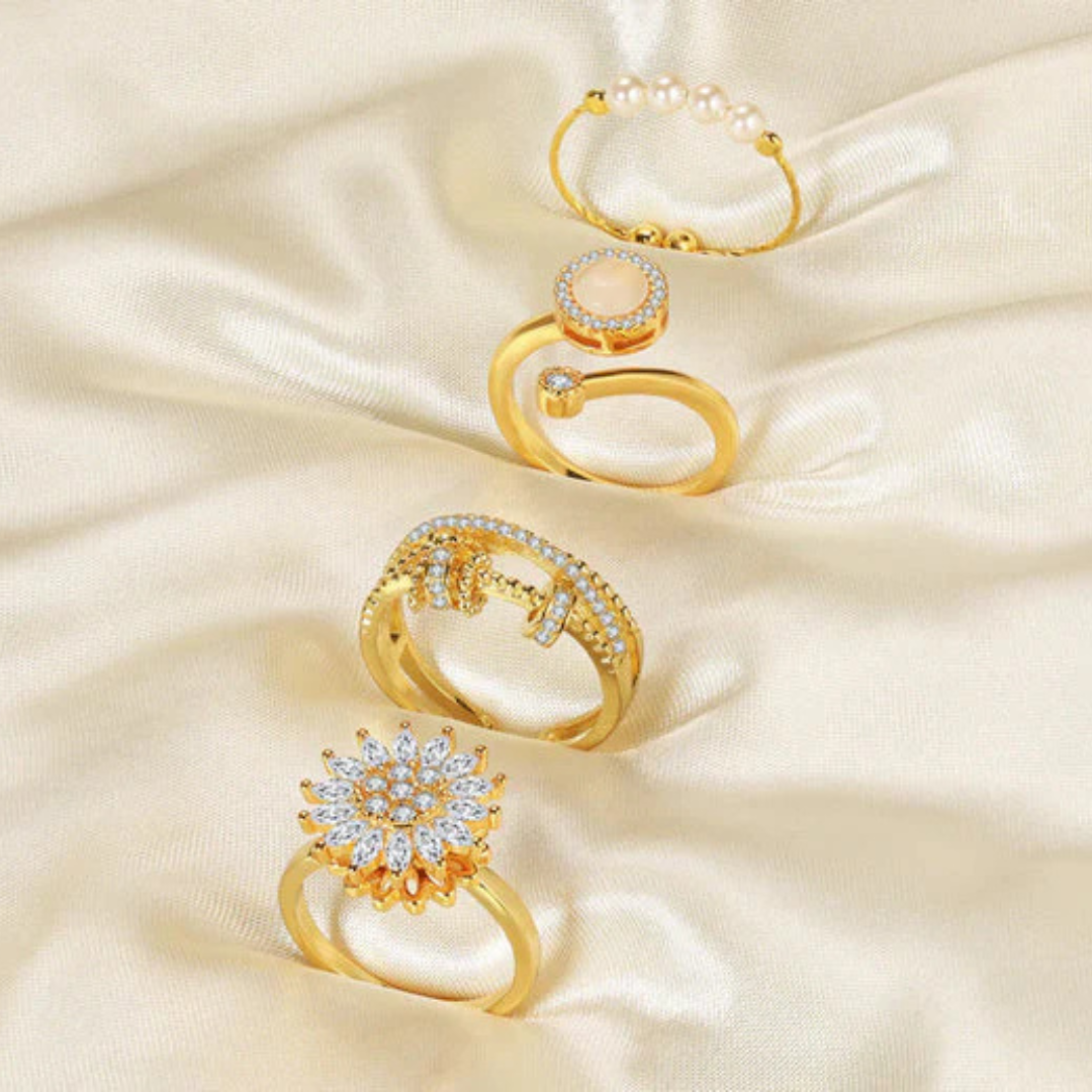 Malediven Calm Spinner Ring Set
