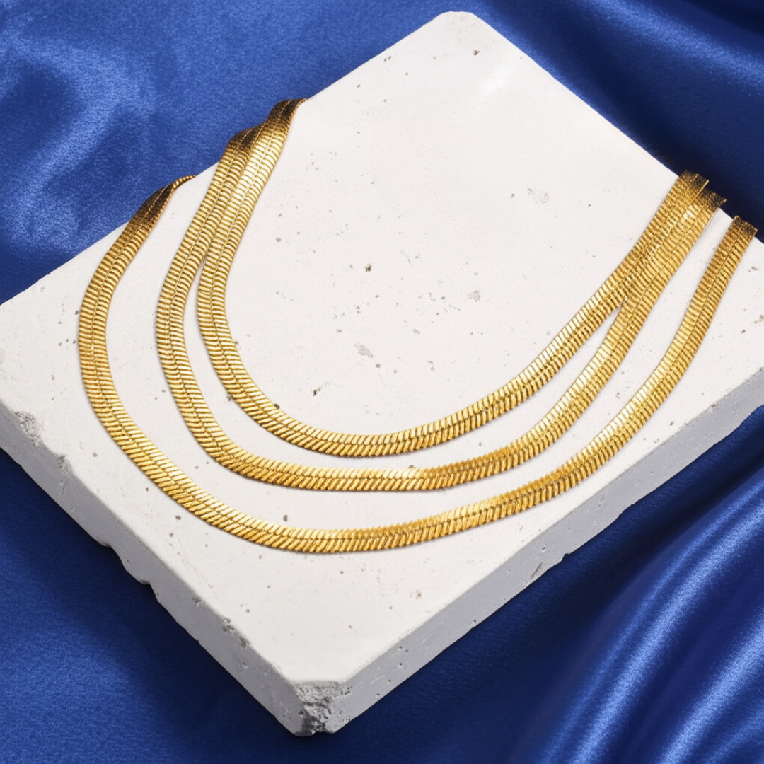 Goldene Layer Halskette