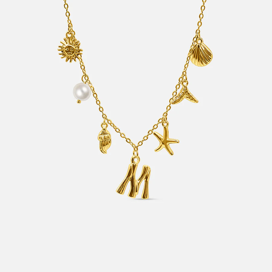 Oceanea Letter Necklace