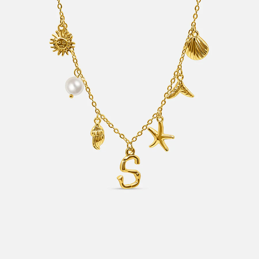 Oceanea Letter Necklace