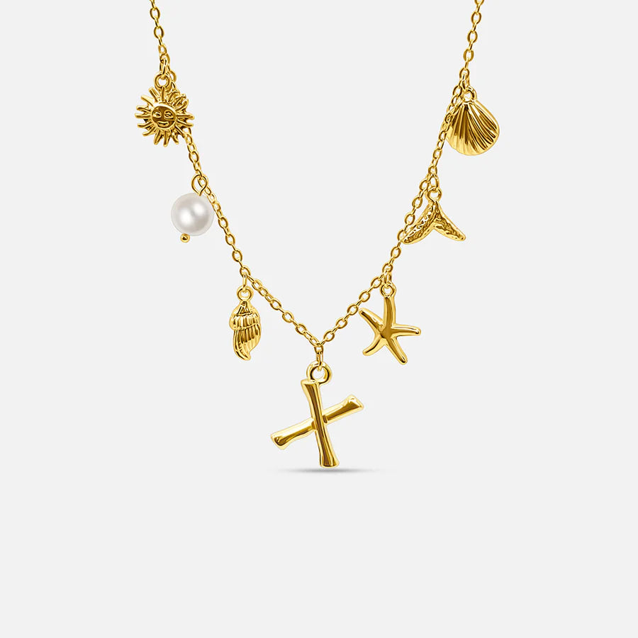 Oceanea Letter Necklace