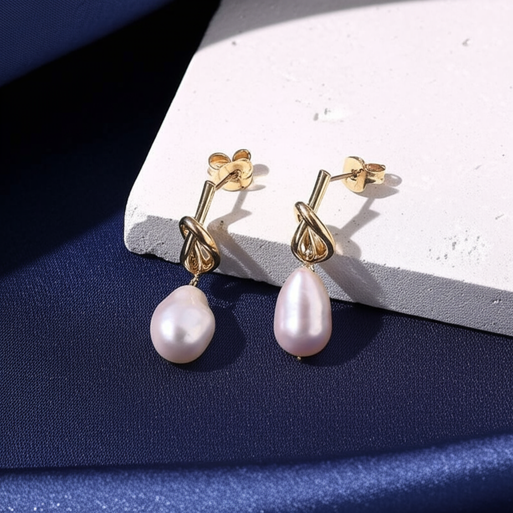 Knot Pearl Drop