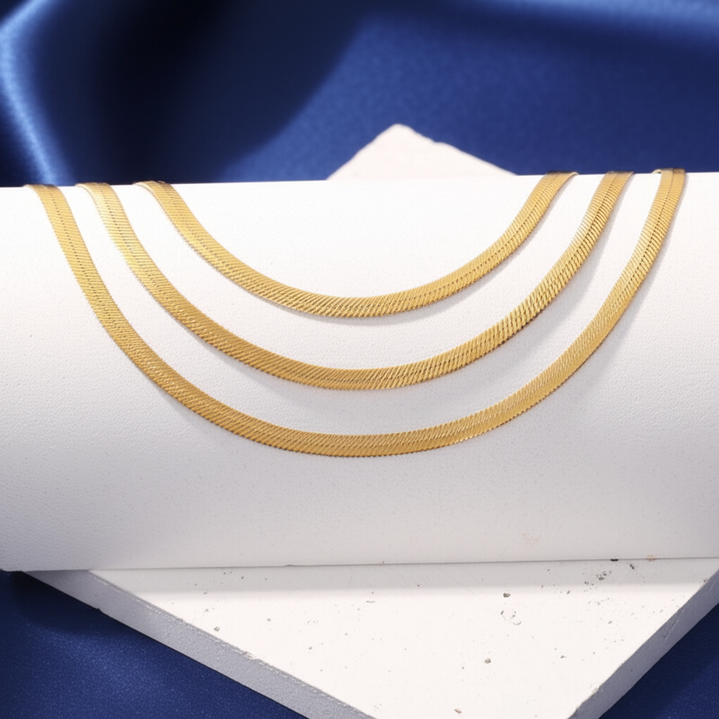 Goldene Layer Halskette
