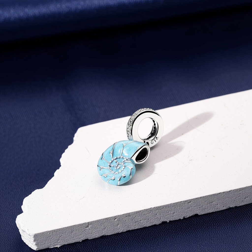 Blue Shell Pendant