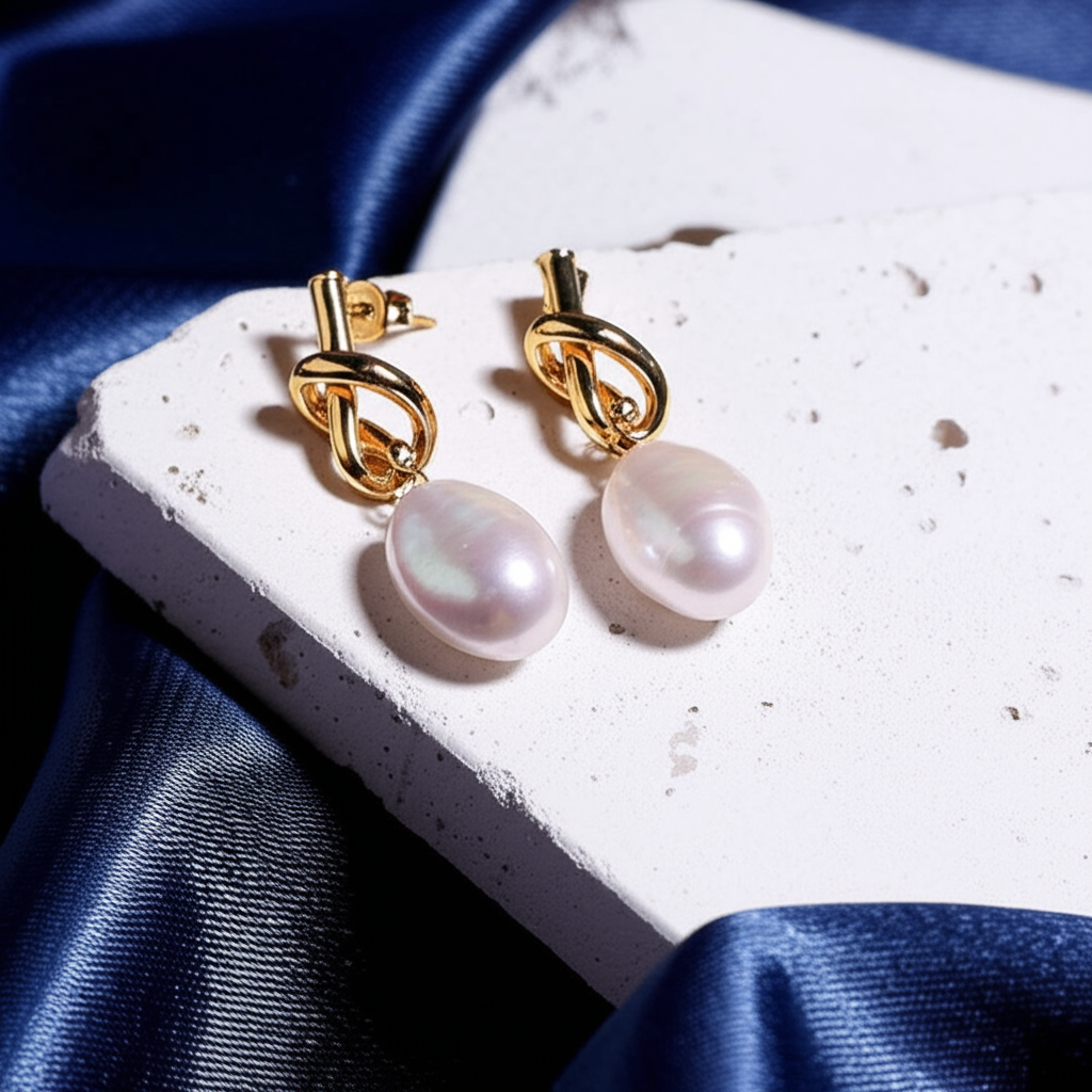 Knot Pearl Drop
