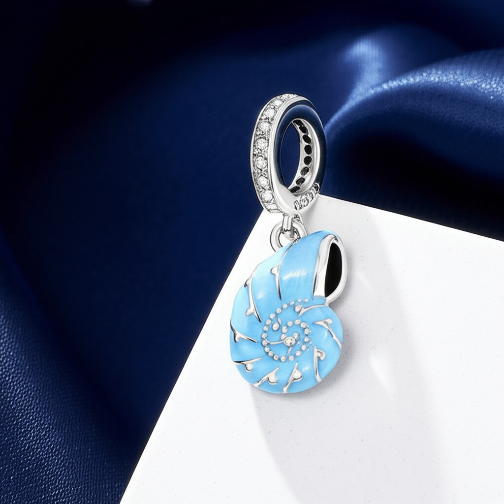 Blue Shell Pendant