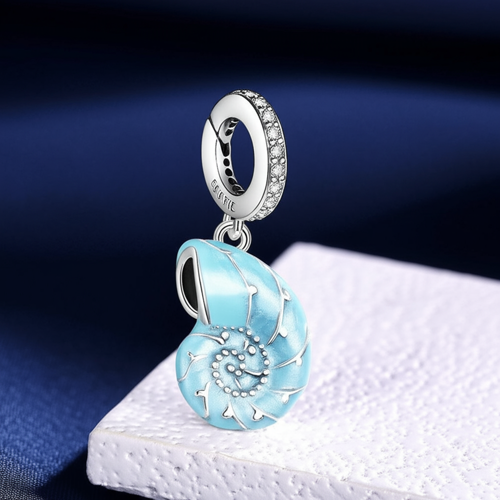 Blue Shell Pendant