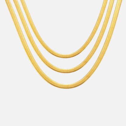 Goldene Layer Halskette 