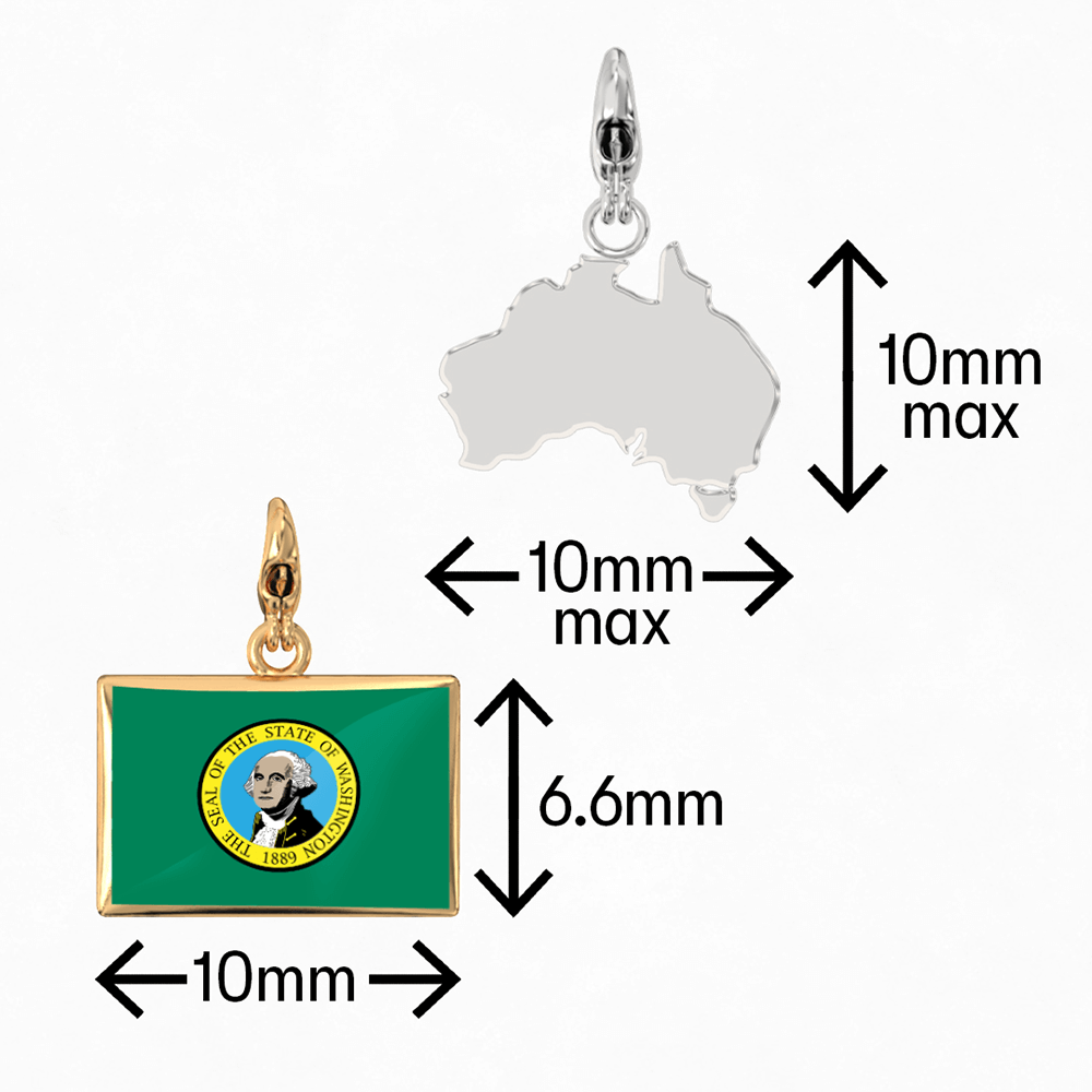 USA State Charm Set