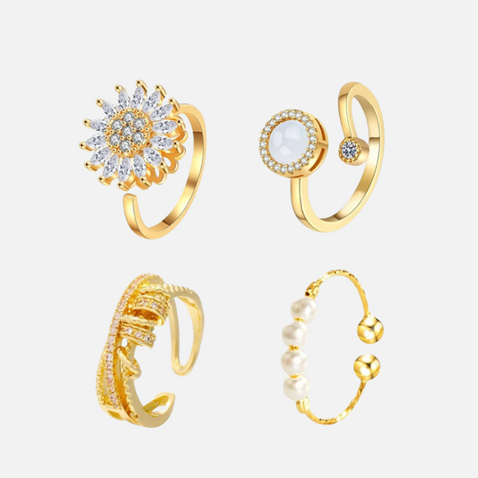 Malediven Calm Spinner Ring Set