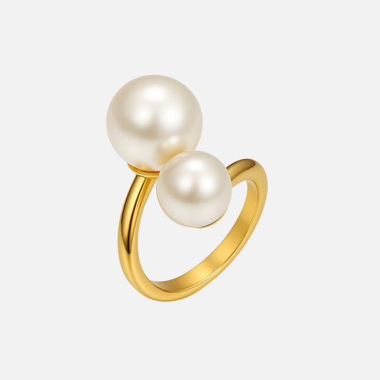 Golden Twins Ring