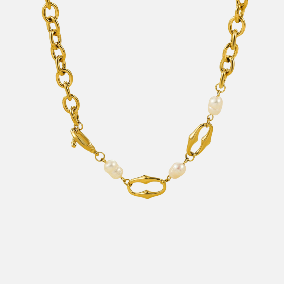 Goldene Flut Halskette 