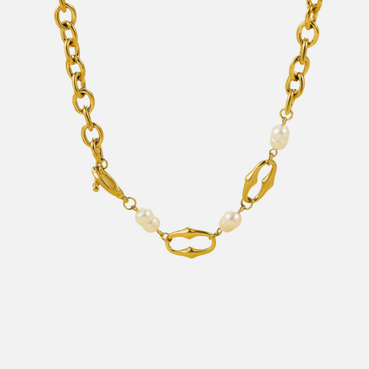 Goldene Flut Halskette 
