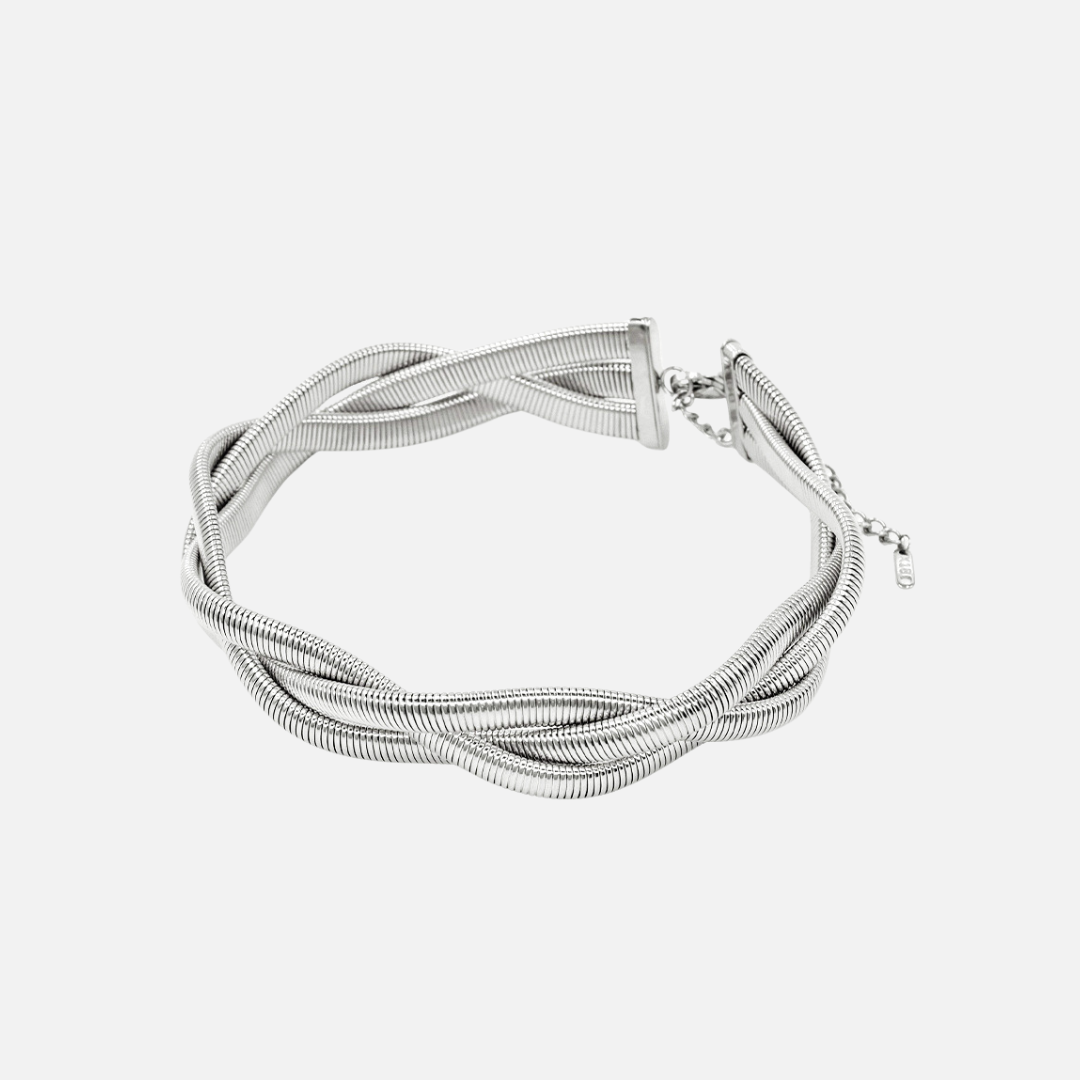 Silbernes Gezeitenhalsband 
