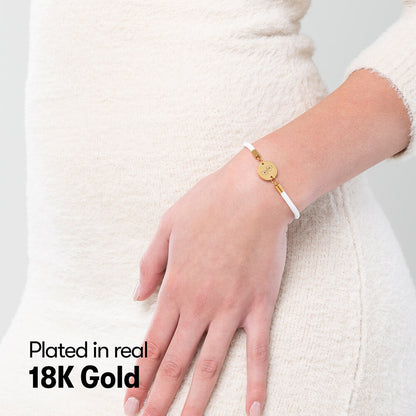 Long Distance Engraved Bracelet