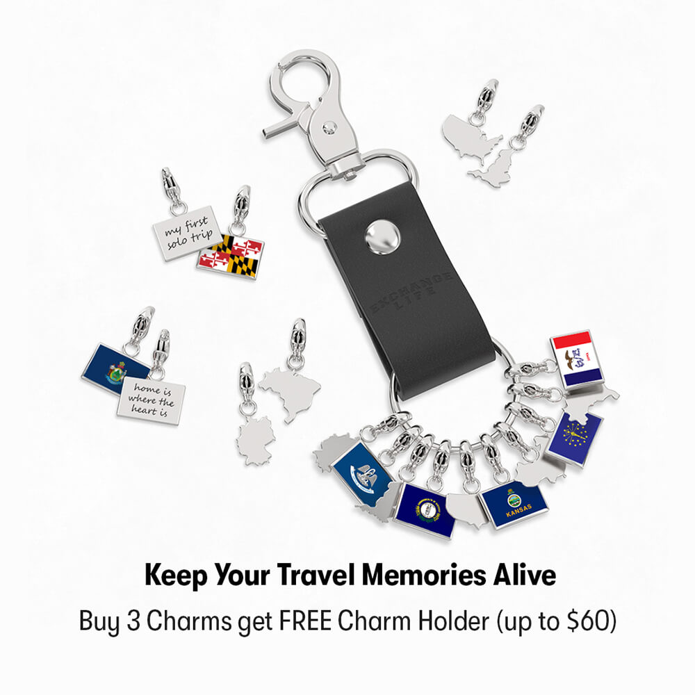 USA State Charm Set