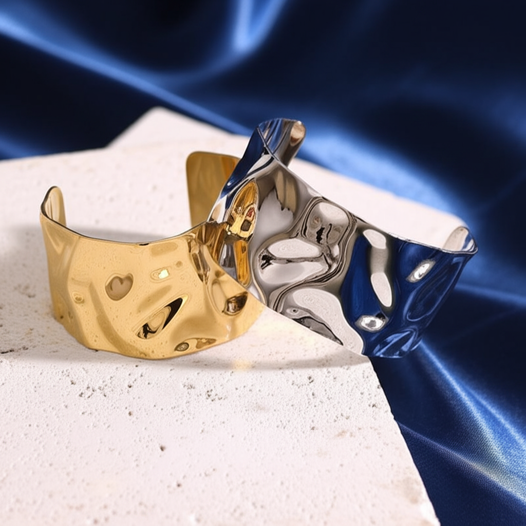 Silver Tide Cuff